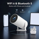 NovyCast – Smart Mini Projector with Bluetooth and WiFi (2026 Model)