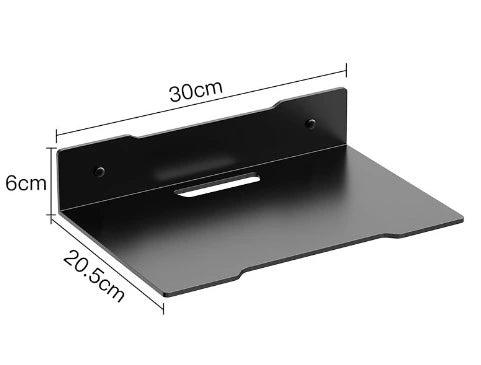 Wall-mounted projector shelf, Black