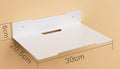Wall-mounted projector shelf, White