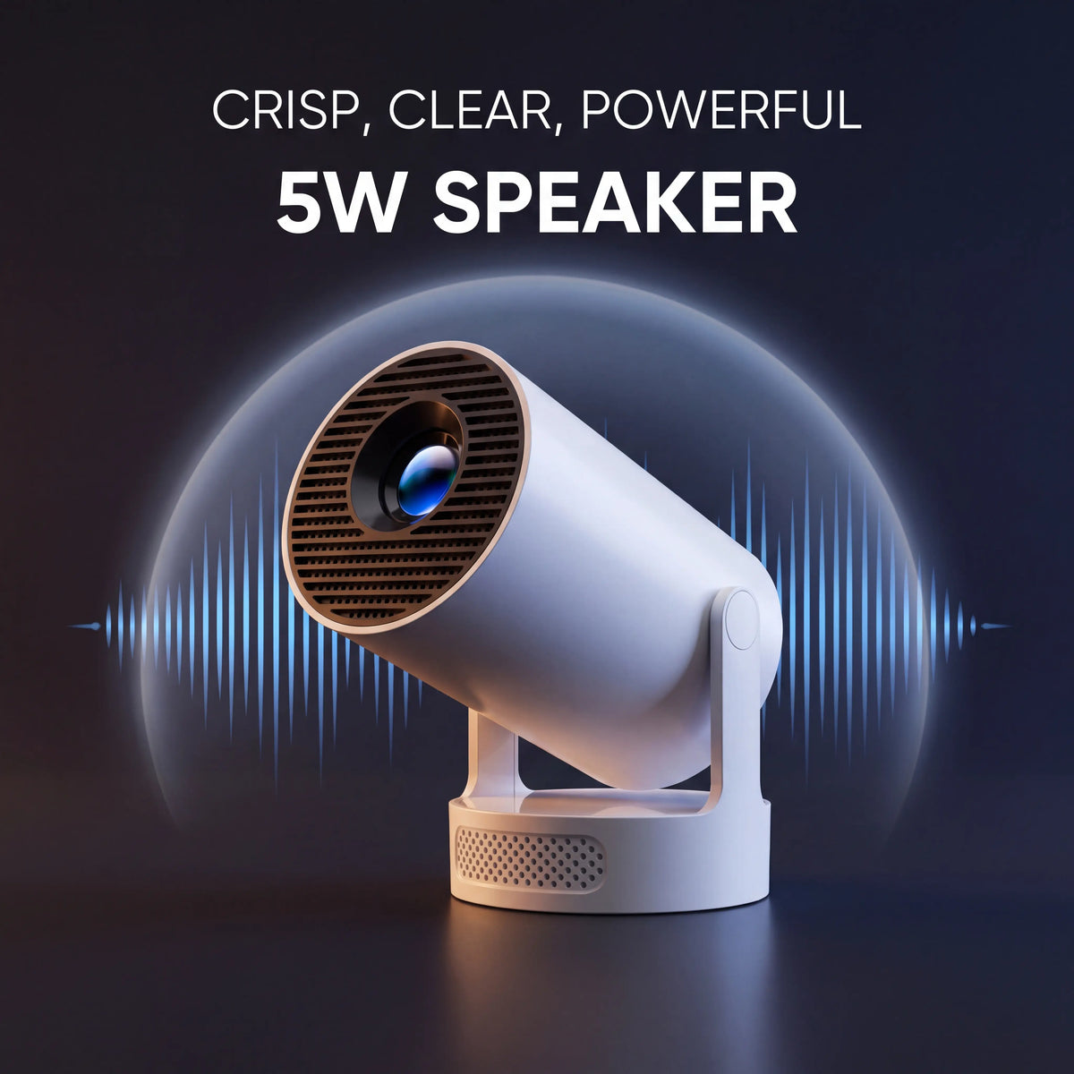 NovyCast Pro – Smart Mini Projector with Bluetooth and WiFi (2026 Model)