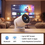 NovyCast Pro – Smart Mini Projector with Bluetooth and WiFi (2026 Model)